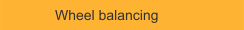 Wheel balancing